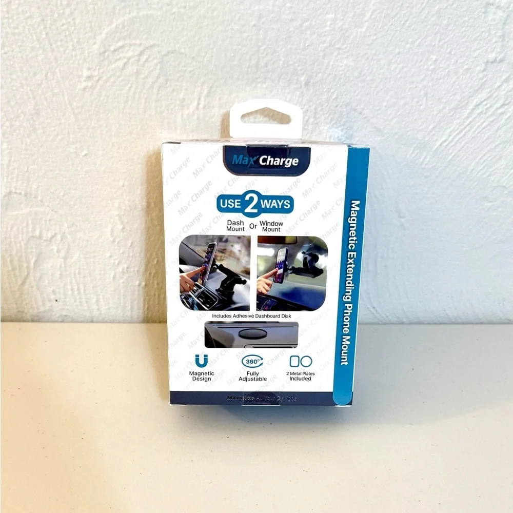 Magnetic Extending Phone Mount - Black